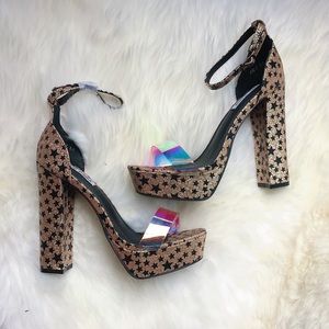 NWT Nasty Gal Cape Robbin Touch The Sky Heels⭐️